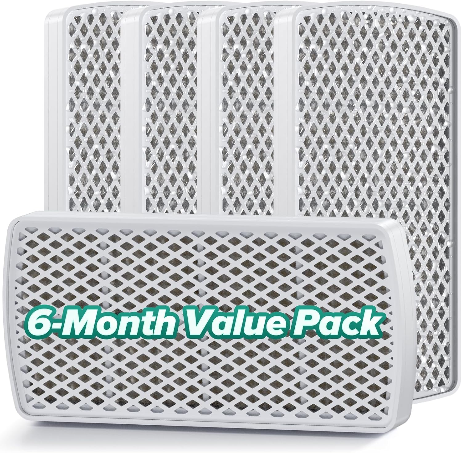 Petlipo 5 Pack Cat Fountain Filter Replacement, Sponges for Six Months Usage, Safe, Deep Filtration, Bpa-Free, Pet Fountain Filters Compatible with Cordless Petlipo Water Fountain for Cats Dogs