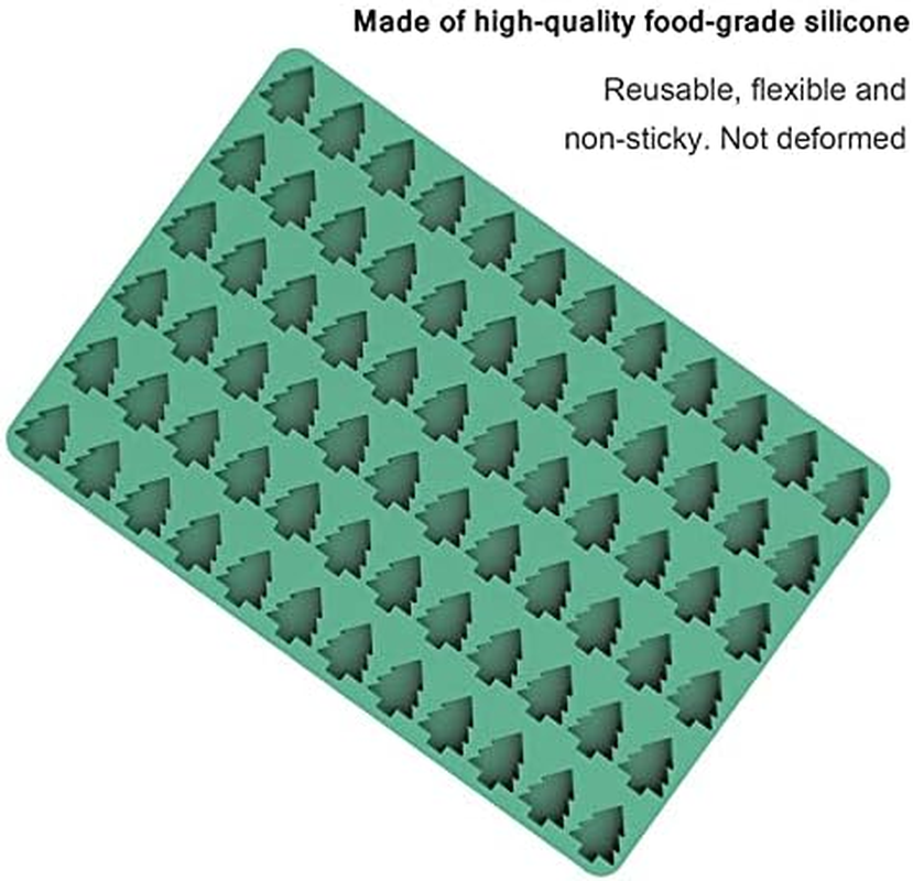 Christmas Tree Shape Silicone Mold Candy Chocolate Mould Patisserie Cake Decoration Kitchen Baking Accessories Zhengpingpai image number 3