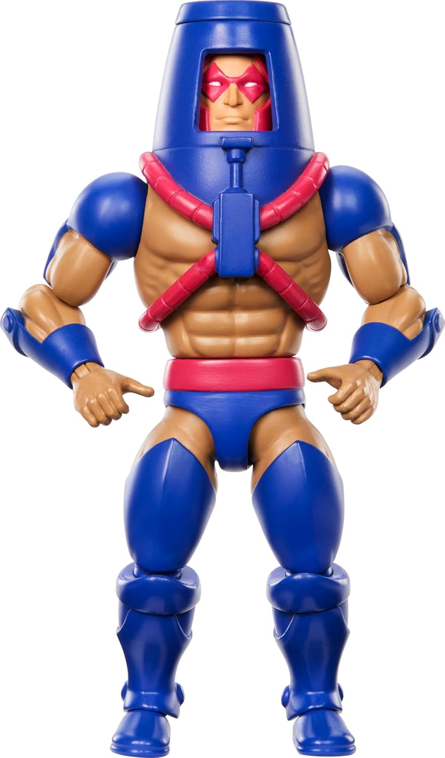 Masters of the Universe Origins Action Figure Cartoon Collection Man-E-Faces 5.5-Inch 1980S TV Heroic Warrior, Changeable Face, Mini-Comic image number 6
