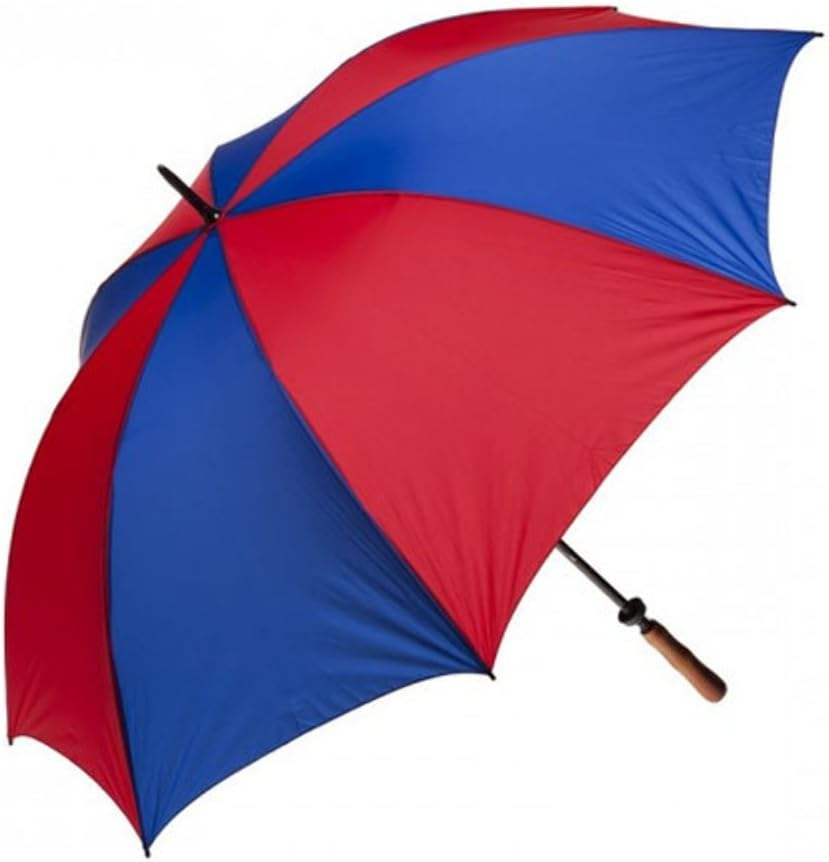 Clifton Traditional Golf with Wood Handle, Red and Royal Blue