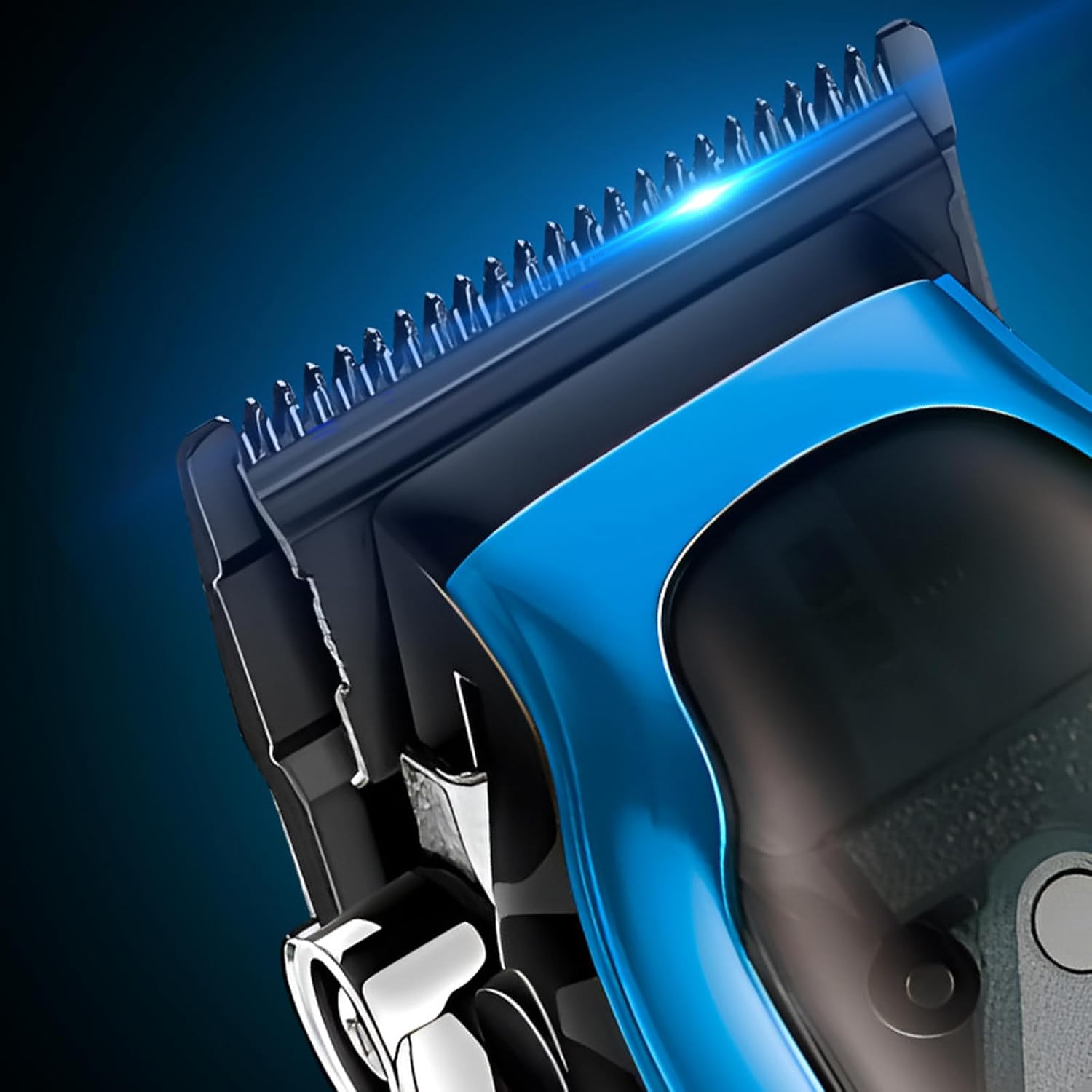 KEMEI Professional Hair Clippers for Men Cord/Cordless Hair Cutting Kits, Hair & Beard Trimmer, Adjustable Barber Clippers with USB Rechargeable, KM-1763 image number 6