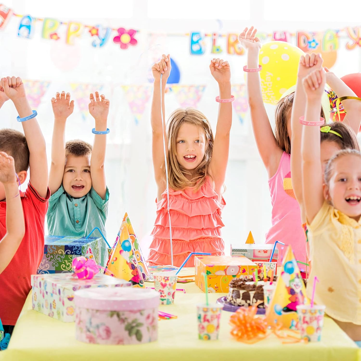 30Pcs Gender Reveal Bracelet Set,Gender Reveal Team Girl or Boy Bracelet,Team Boyteam Girl Silicone Bracelet,Team Boy or Girl Wristbandsbaby Shower Gender Reveal Party Supplies 20.2 X 1.2 Cm image number 3