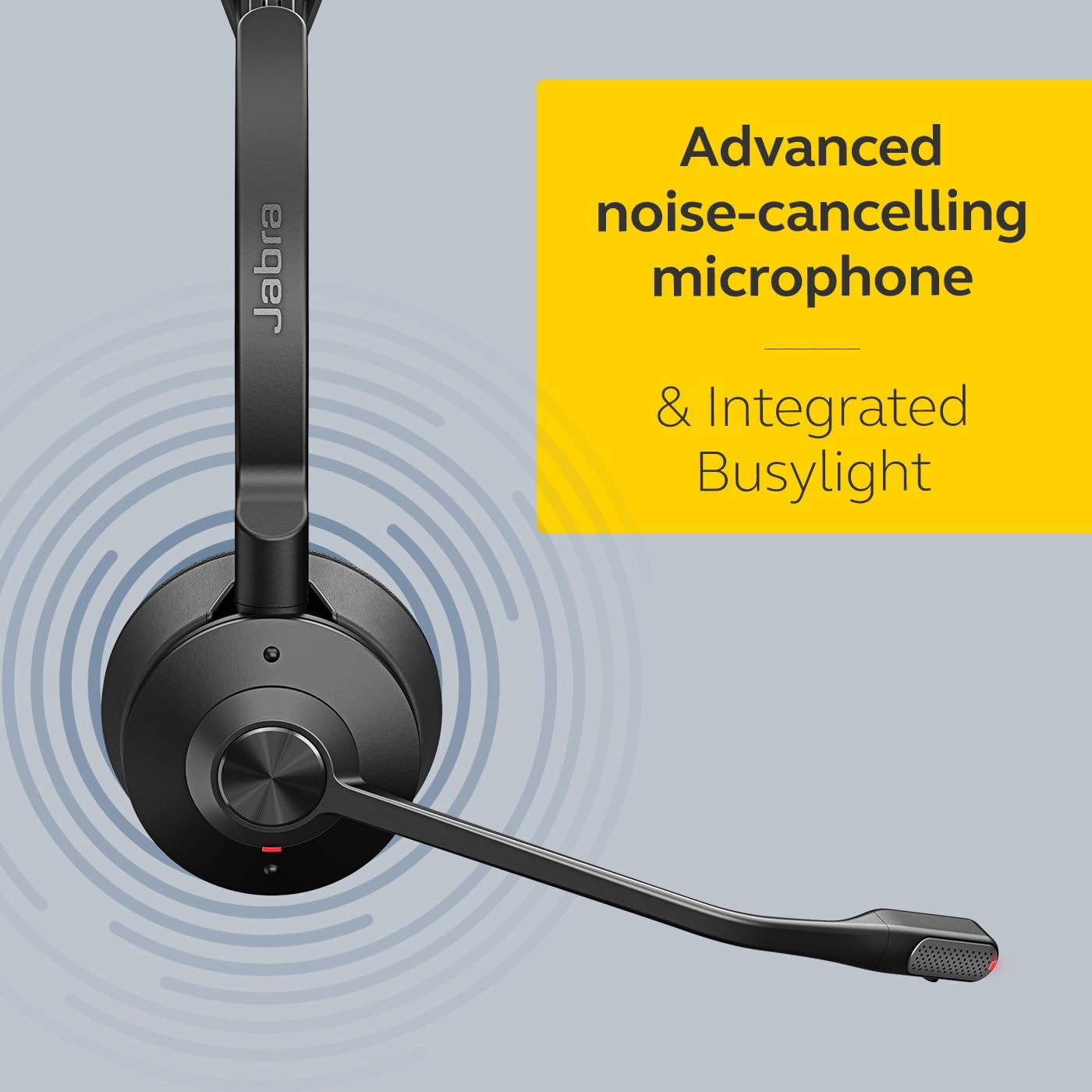 Jabra Engage 75 SE Wireless Stereo Headset - Advanced Noise Cancelling Mic - DECT Security Military Grade Encryp 150M Range + Bluetooth on Ear Headphones - Clearvoice Crystal Clear Calls 13Hr Battery