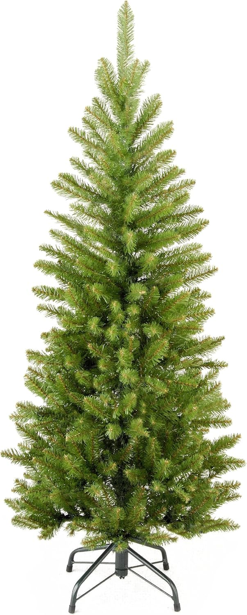 National Tree Company Artificial Slim Christmas Tree, Green, Kingswood Fir, Includes Stand, 4 Feet