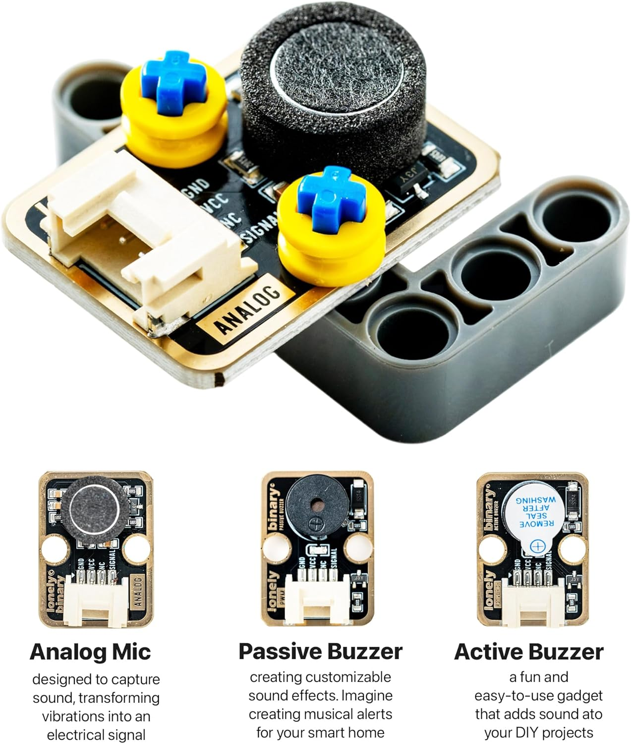 Tinkerblock Uno R3 Starter Kit Compatible with Arduino UNO R3 Atmega328P Development Board,12 Plug-In Sensor + Extension Board with Video Tutorials Compatible with Arduino IDE