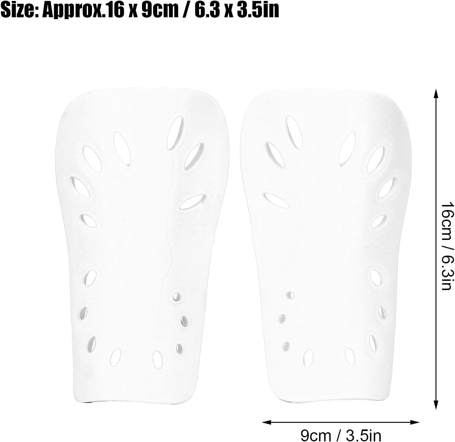 Child Calf Protective Shin Guards, Kids Soccer Shin Guards Good Protection for Toddlers for Dong Sports(White) image number 3