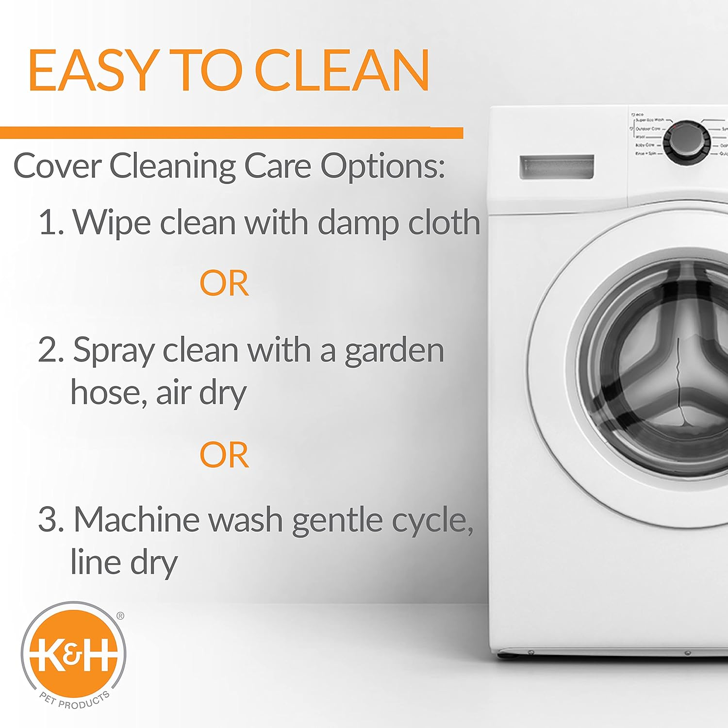 K&H Pet Products Elevated Cooling Outdoor Dog Bed Portable Raised Dog Cot Replacement Cover Only All Weather All Season Green Large 42 X 30 Inches (Cot NOT Included) image number 4