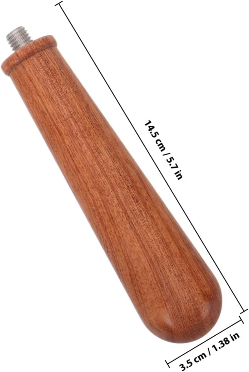 CIYODO Bottomless Wooden Portafilter Handle for Espresso Machines Easy-Clean Coffee Maker Replacement Part Stylish Coffee Filter Handle for Home and Cafe Use Compatible with Various image number 2