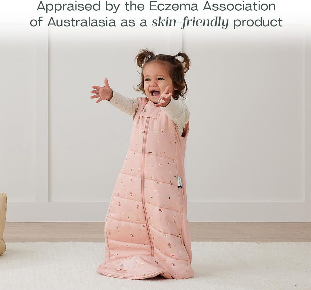 Ergopouch Premium Sleeping Bag 1.0 TOG &ndash; 4&ndash;6 Years &ndash; Berries Print &ndash; a Premium, Silky-Smooth, Wider-Fit Sleeping Bag &ndash; 400 Thread Count Organic Cotton &ndash; for Toddlers and Preschoolers image number 5