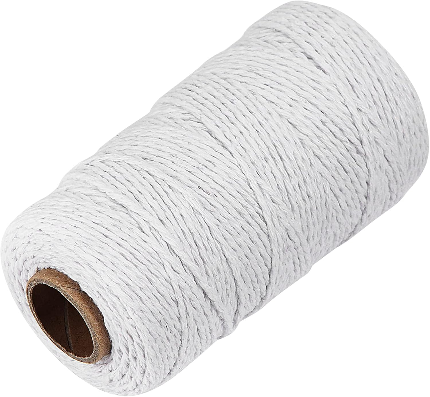 Ohtomber White Cotton Butchers Twine String - 328 Feet 2MM for Crafts, Bakers Twine, Kitchen Cooking Butcher Meat and Roasting, Gift Wrapping - Beige image number 7