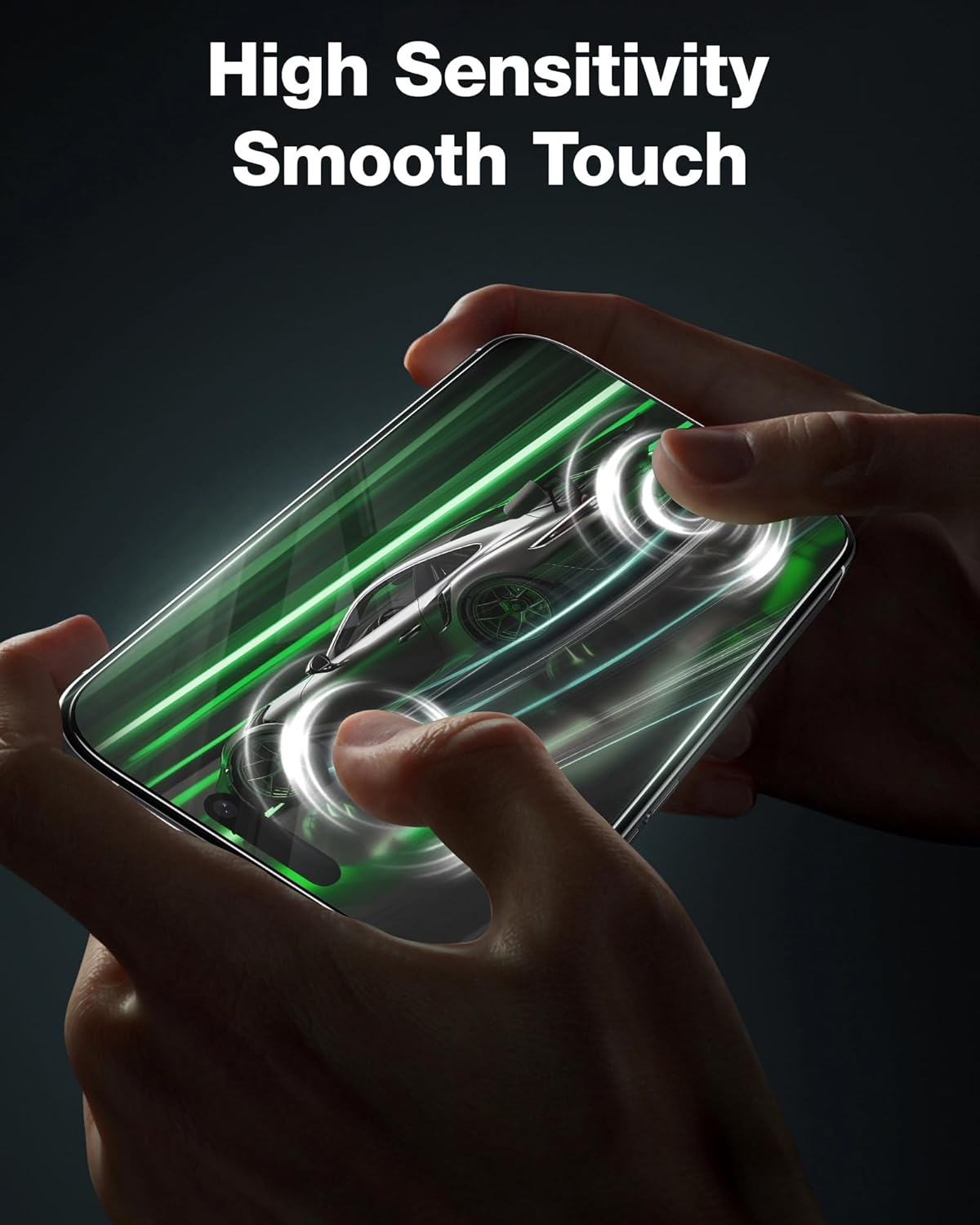 NIMASO for Iphone 17 Pro Max Screen Protector Full Coverage 6.9-Inch, No Bubbles No Dust Instant Installation, 9H Hardness Tempered Glass Military Grade Shatterproof, Anti-Scratch, 2 Pack image number 6