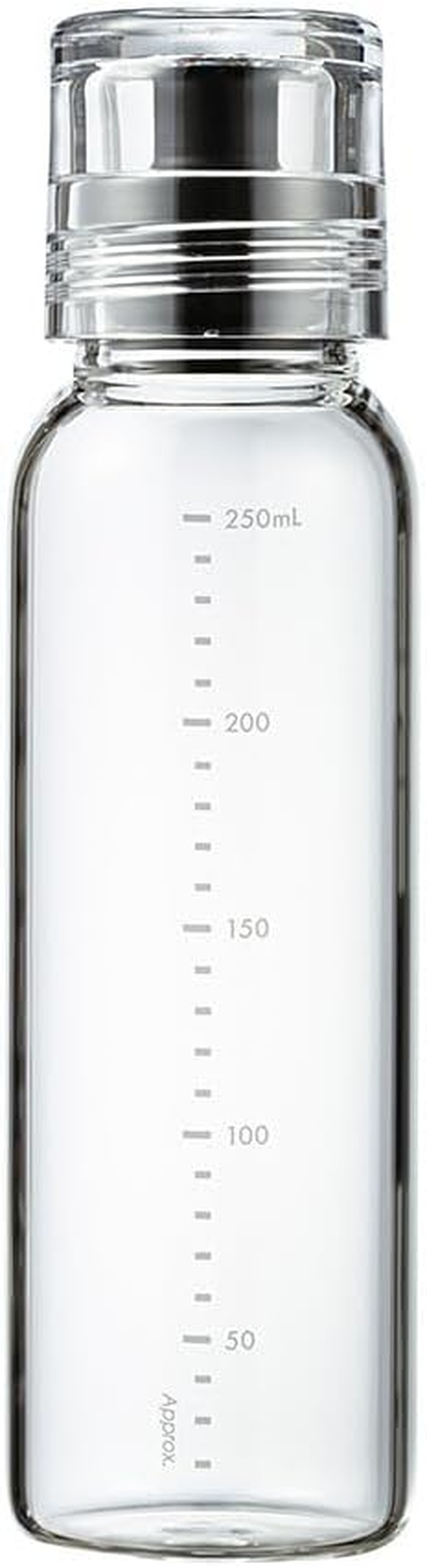 HARIO DBSN-150-PGR Dressing Bottle, Slim, 5.1 Fl Oz (150 Ml), Can Be Used with Hot Water, Pale Gray