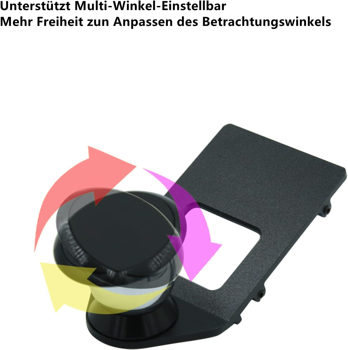 Cookiss Magnetic Mobile Phone Holder Compatible with VW Golf 7 MK7 GTI Variant R R-Line Suitable for Smartphone and GPS with Car Mobile Phone Holder 360 Degree Adjustable View (Black) image number 2