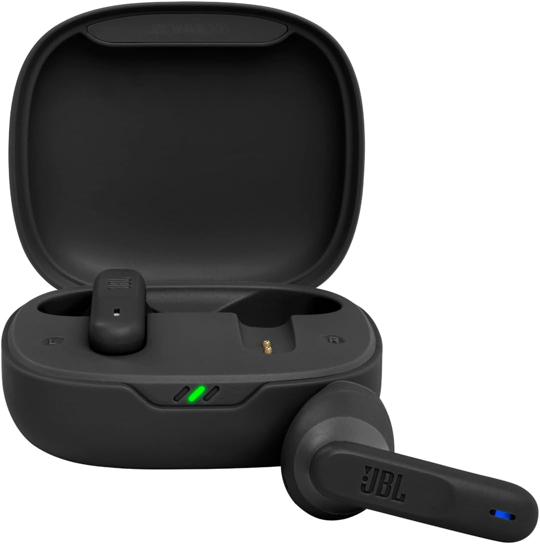 JBL Wave 300 Wireless TWS Earbuds, Black image number 4