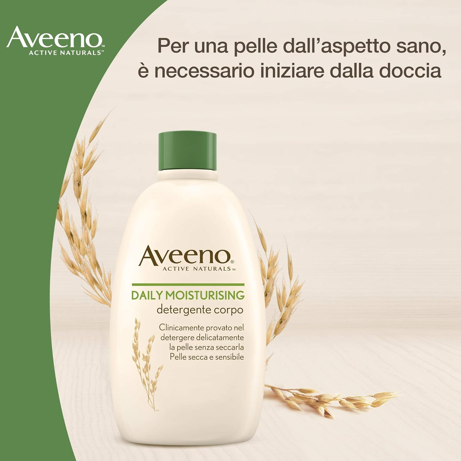 Aveeno. Bath Gel Day Cleanser Lightly Scented Natural Oatmeal Suitable for Dry And/Or Sensitive Skin 500Ml image number 2