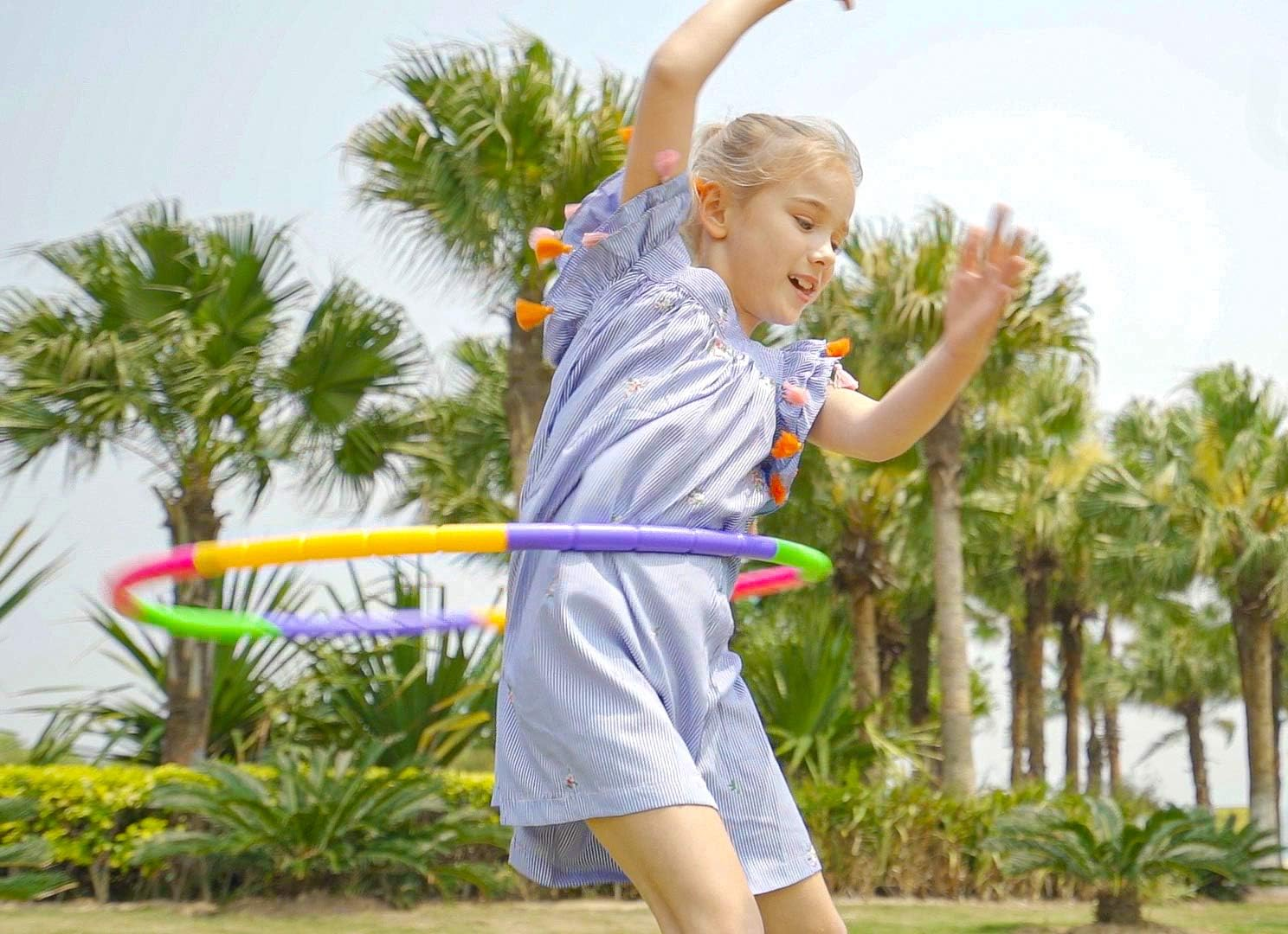 Hoola Hoop for Kids Detachable Exercise Children Hoopa for Sports & Playing