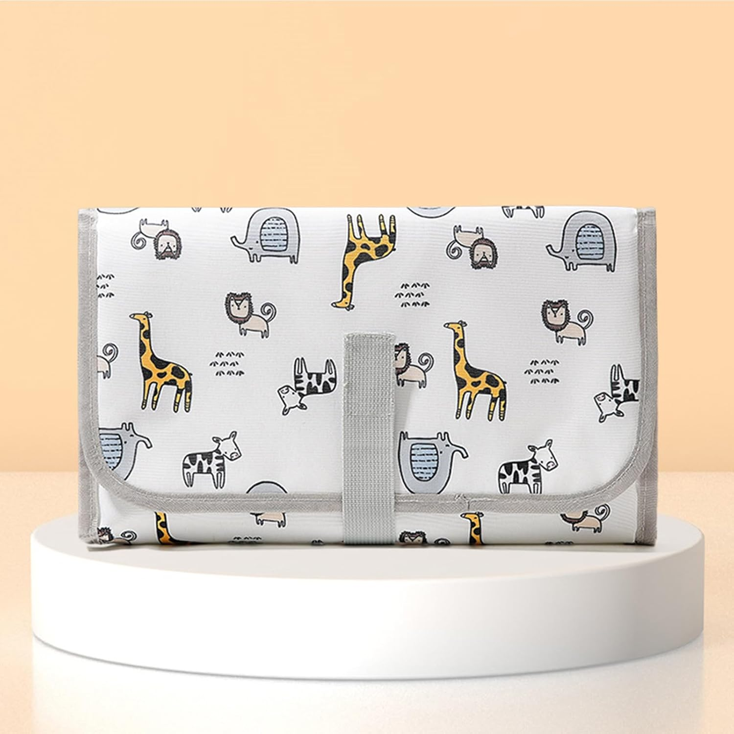 Diaper Changing Pad - Diaper Changing Mat Waterproof - Foldable Travel Accessories with Wipes Pocket for Stroller Boy Girl Parents Dad Nursery Daycare Hospital Airplane image number 6