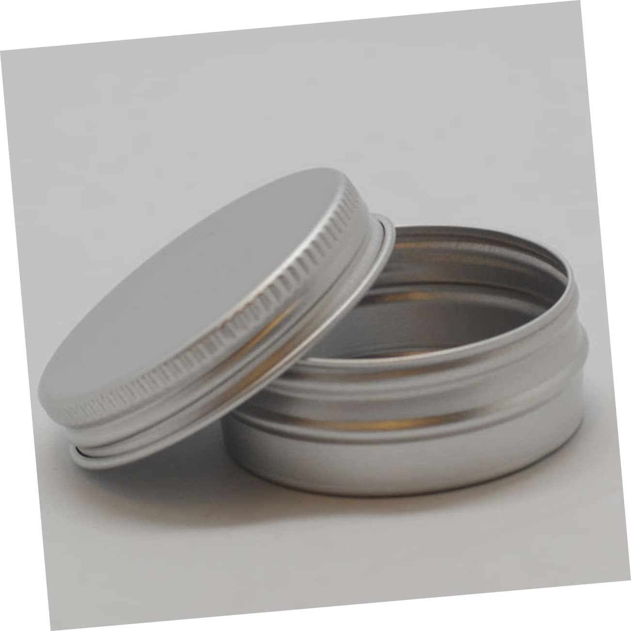 FOMIYES 2Pcs Box Portable Travel Cosmetic Container Jars Leakproof Lids for Creams Pomade Lip Balms Toiletry Kit image number 5