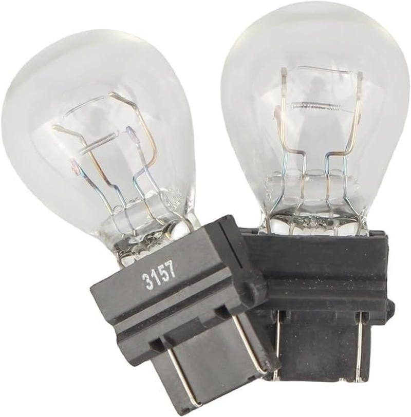 3157/3457 Tail/Brake Light Bulb/Turn Signal Bulbs(12V 27/7W 3000K) Fits for Jeep Grand Cherokee Wrangler Commander Compass Journey Primus Edge -(Pack of 2) image number 4