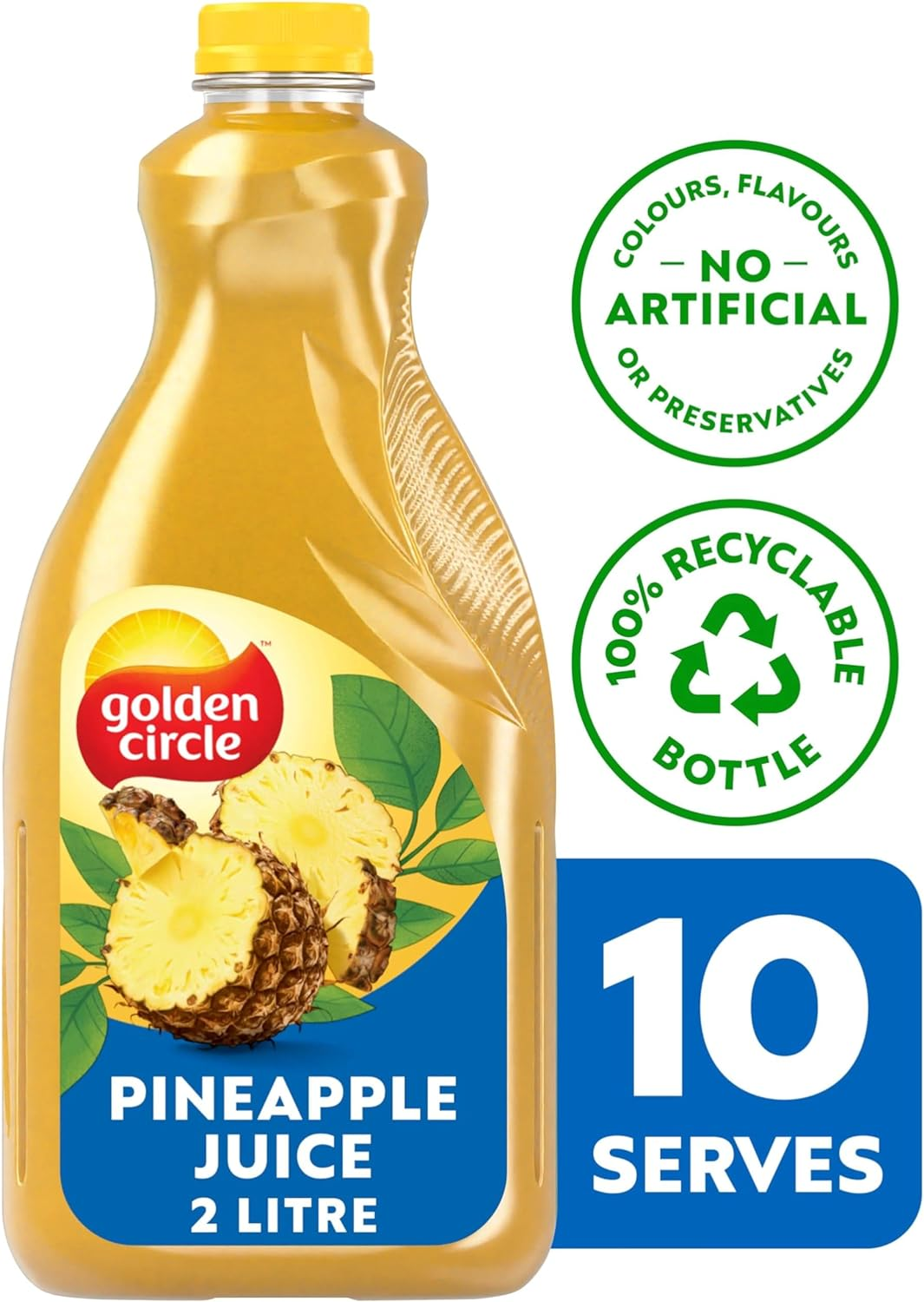 Golden Circle Pineapple Juice Orange Juice No Added Sugar No Artificial Colours, Flavours or Preservatives 10 Serves 2L image number 4