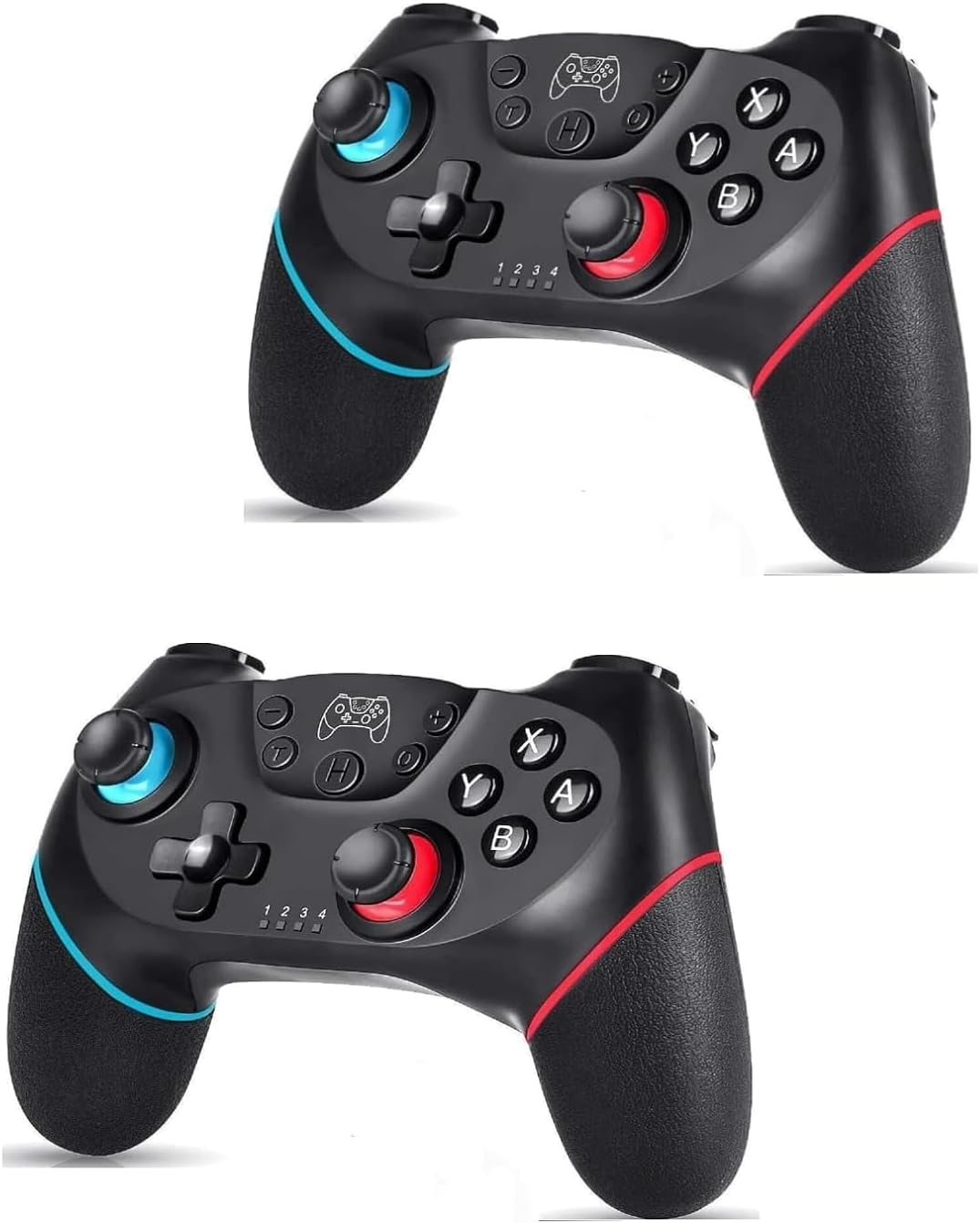 MOREXIMI Controller for Switch, Wireless Pro Controller Joystick Compatible Withswitch/Lite/Switch 2, 2 Pack