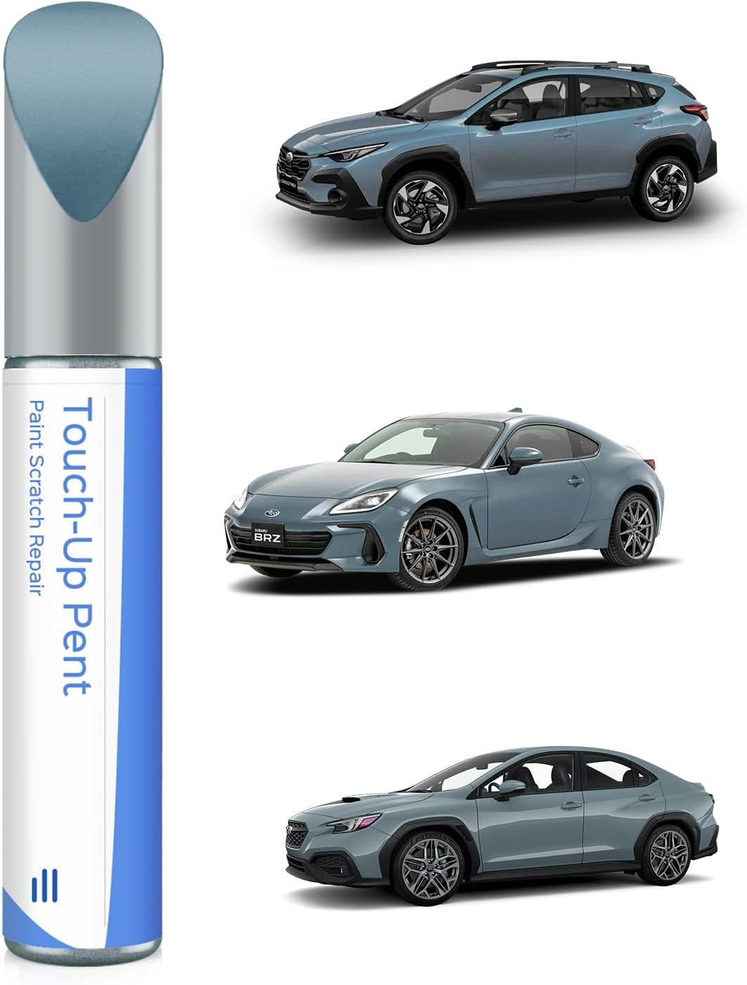 M3/P8Y Magnetite Gray Metallic Touch up Paint Compatible with Subaru Exact Match Chips and Nicks Touch Up