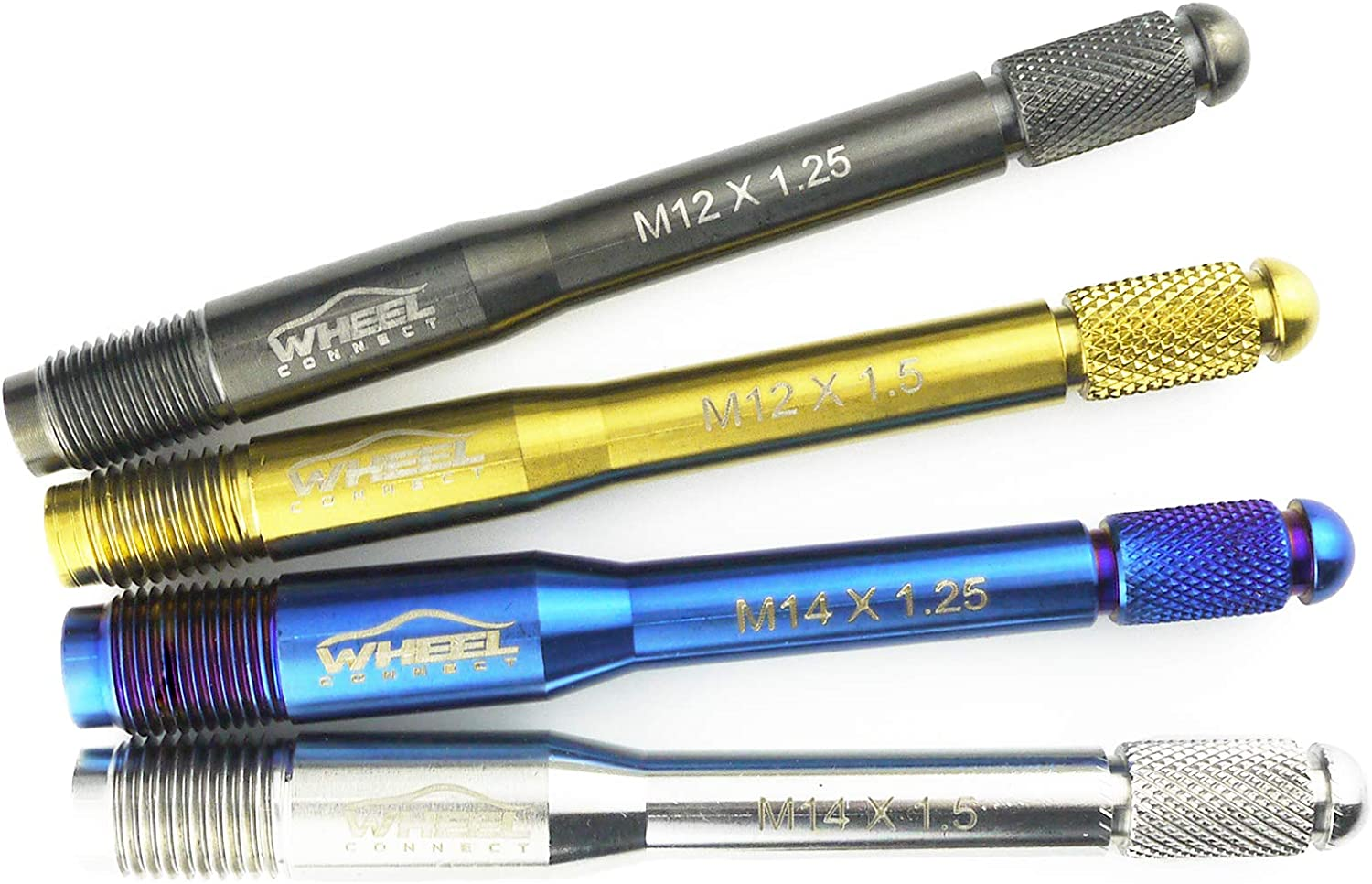 WHEEL CONNECT Wheel Alignment Pin, M12X1.5, Wheel Hanger, Rim Stud Pilot Pin,Guide Studs. Tool for Changing Tires on Cars with Lug Bolts. Made of Stainless Steel. Metric 12 X 1.50. image number 4