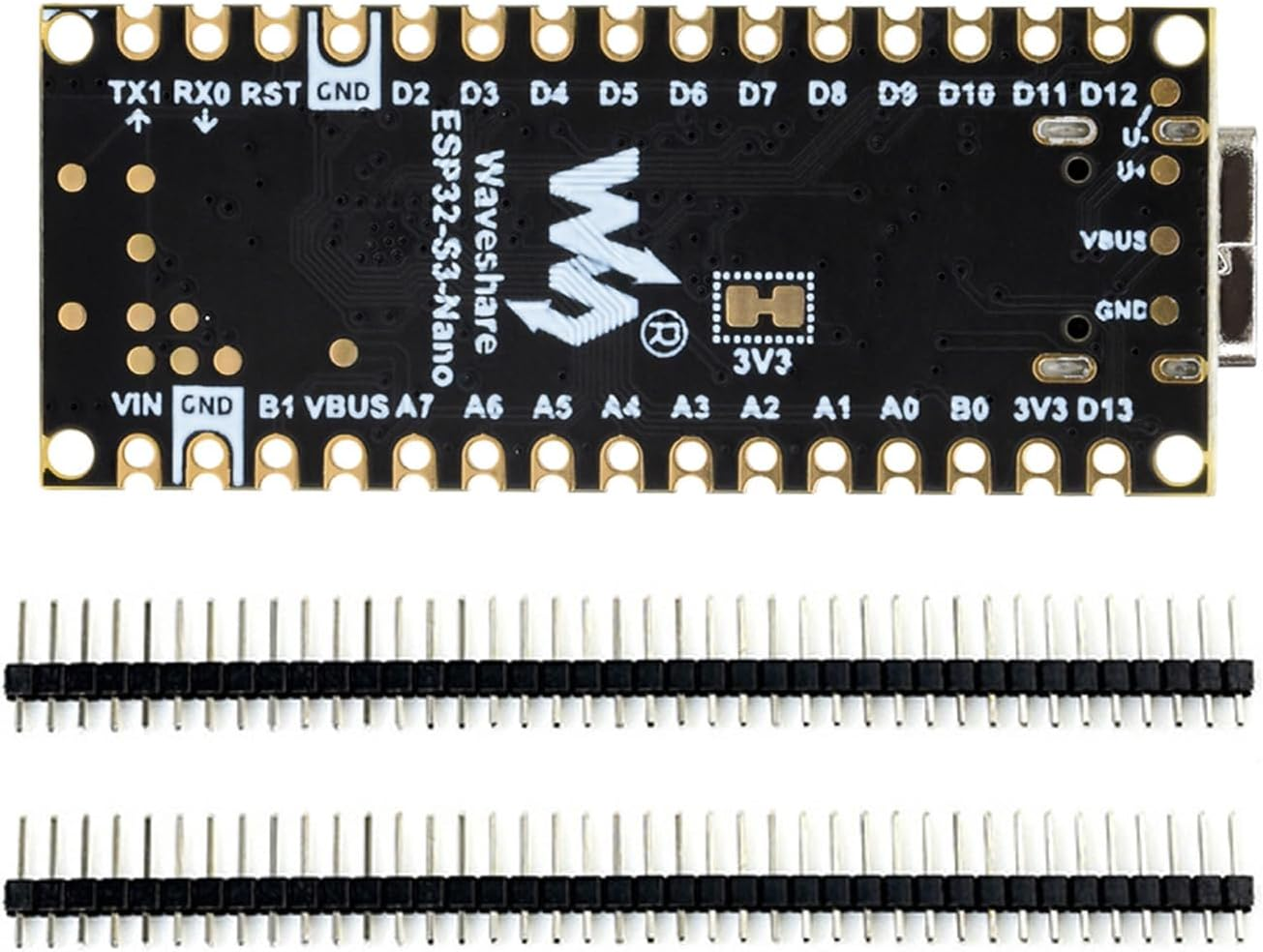 Waveshare Esp32-S3-Nano Development Board, Based on ESP32-S3R8, Compatible with Arduino Nano ESP32, without Header image number 4