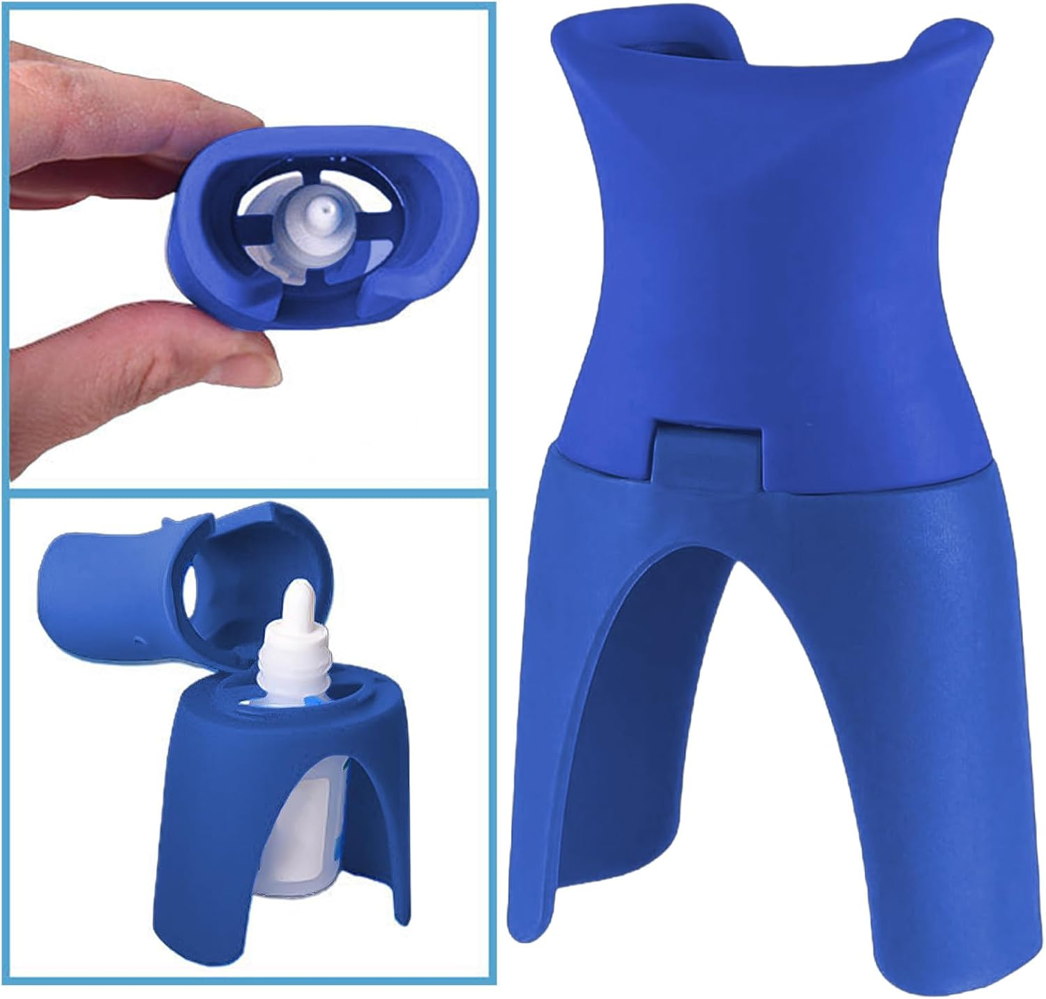 Easy-To-Use Portable Eye Drop Dispenser - Eye Holder Tool, Suitable with Most Drop Bottles, Reusable Guide Aid for Seniors and Elderly image number 6