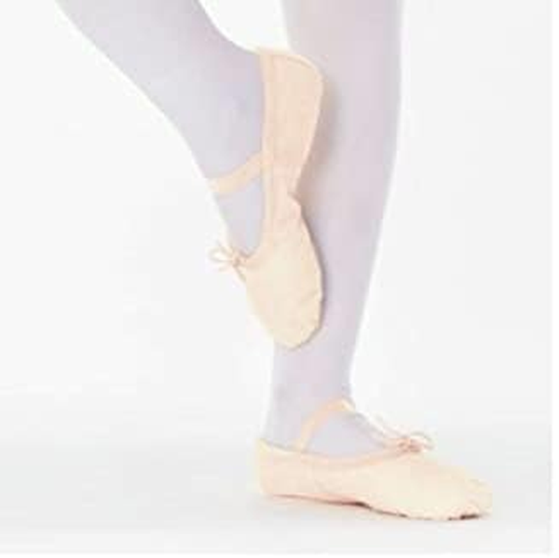 Pink Canvas Ballet Dance Shoes Slippers Slippers Yoga Shoe 45 26.5Cms Inner Standard Flats T01 image number 1