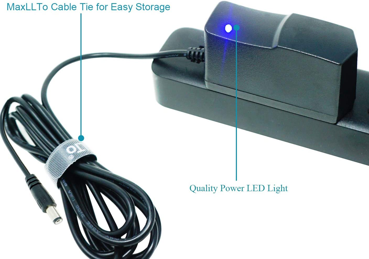 Maxllto 6Ft AC Power Adapter Fits Casio CA-100 CT-625 CT-638 CT-700 CT-770 CTK-3000 image number 1