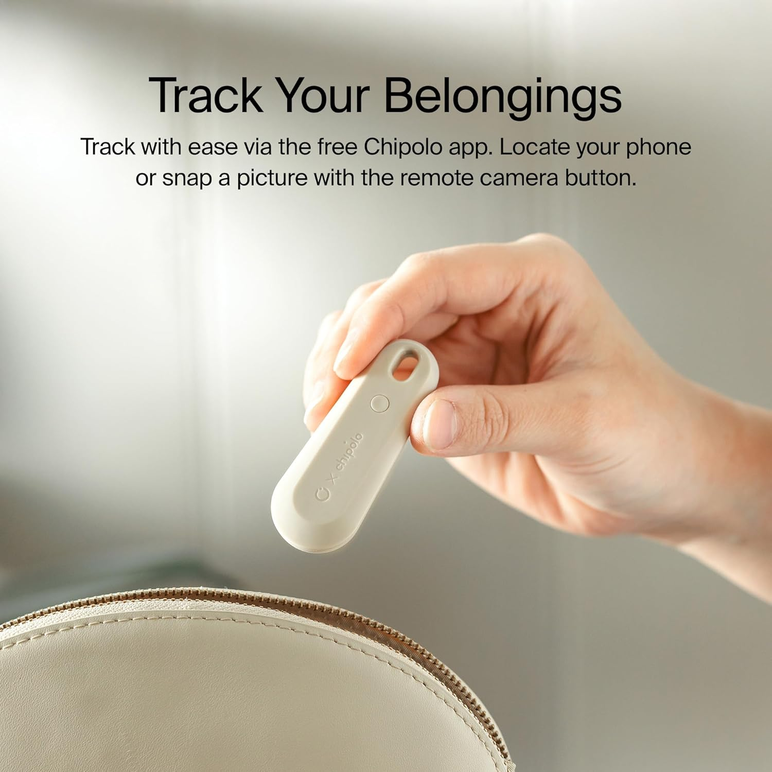 Orbitkey X Chipolo Tracker V2 - Stone image number 1