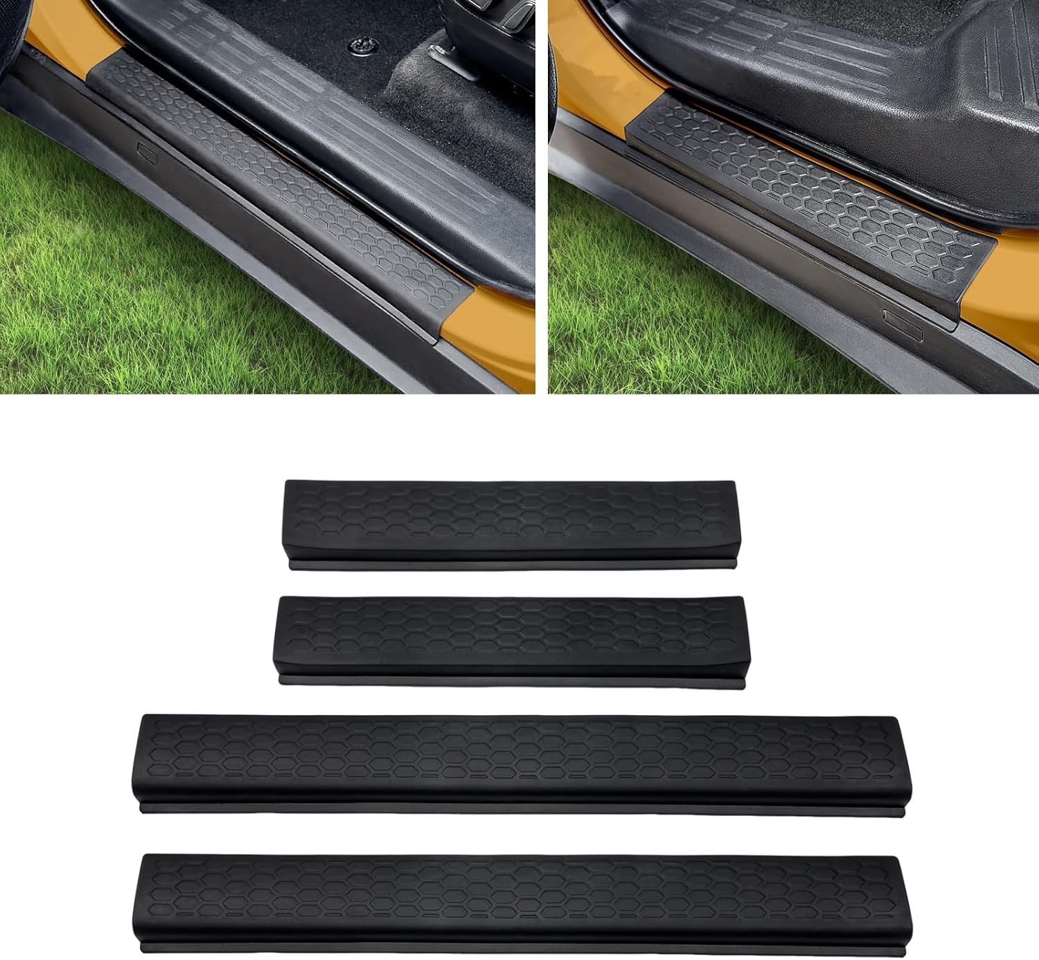 HUYINPJ Door Sill Guards Compatible with 2024 2025 Toyota Land Cruiser Prado 250 J250 LC250 TPE Entry Guard Cover Door Sill Protector for Toyota Land Cruiser Accessories image number 6