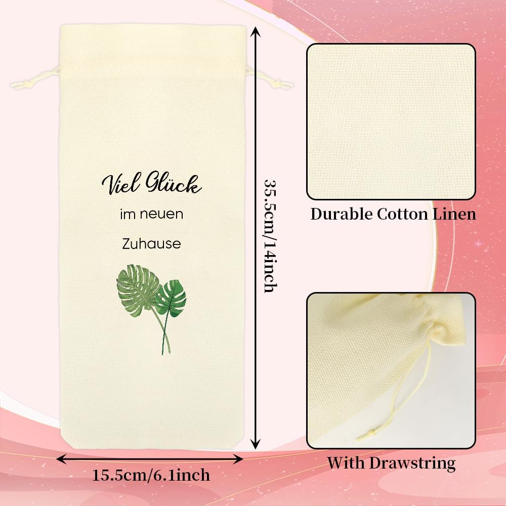 Housewarming Gifts, Housewarming Gift, Apartment, Gifts for Neighbours, Housewarming Gifts, Wine Handbag, House Building Gift, Housewarming Gift, Topping-Out Gift image number 3