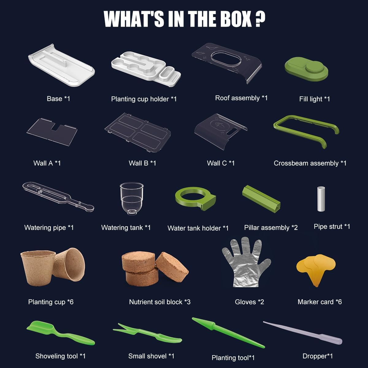 Mostop Kids Plant Growing Kit, Kids Gardening Greenhouse Growing Kit with Drip Irrigation and Grow Lights, Science STEM Toys Terrarium Kit for Boys Girls 3 4 5 6 7 8 Year Old, Kids Flower Growing Set image number 1