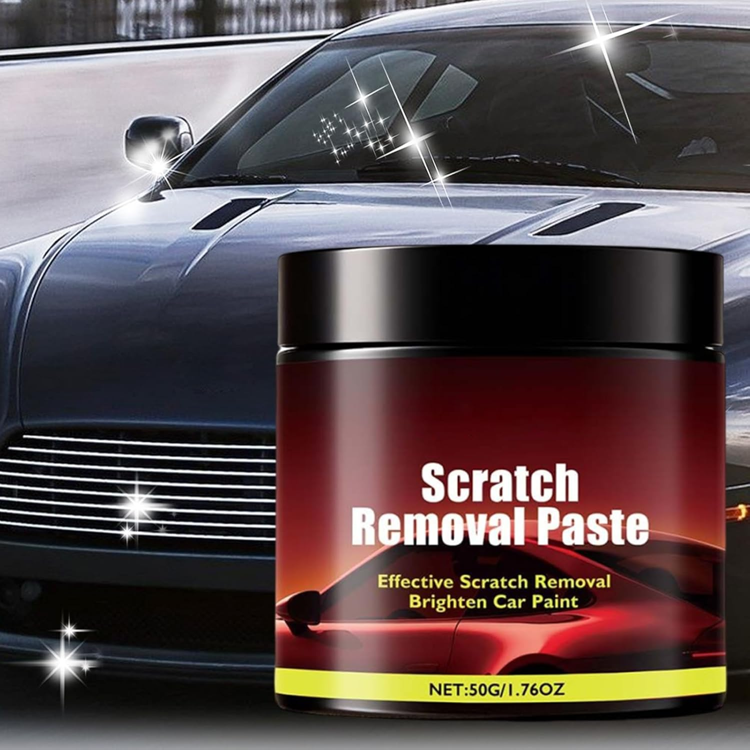 Scratch Remover for Vehicles,50G Lasting Paste | Car Scratch Repair Paste | for Automotive SUV Truck Detailing Care Cleaning Body Restoration Shine image number 3