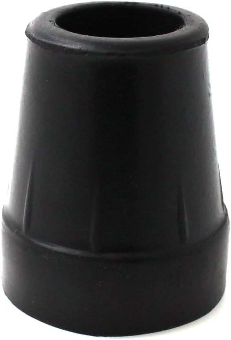 Qty 4X: 19Mm 3/4" Black Rubber Ferrules Tips for Walking Sticks and Canes by Lifeswonderful