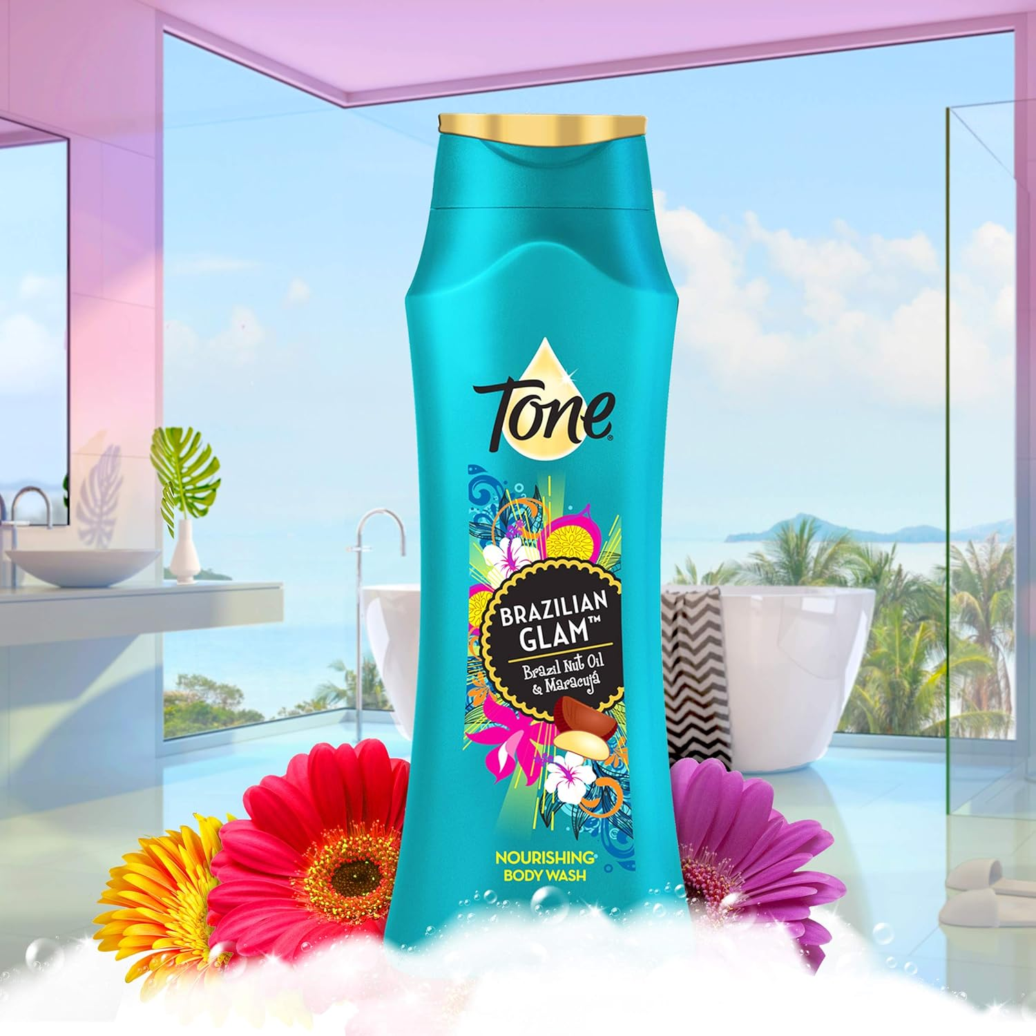 Tone Body Wash, Brazilian Glam, 470Ml image number 4