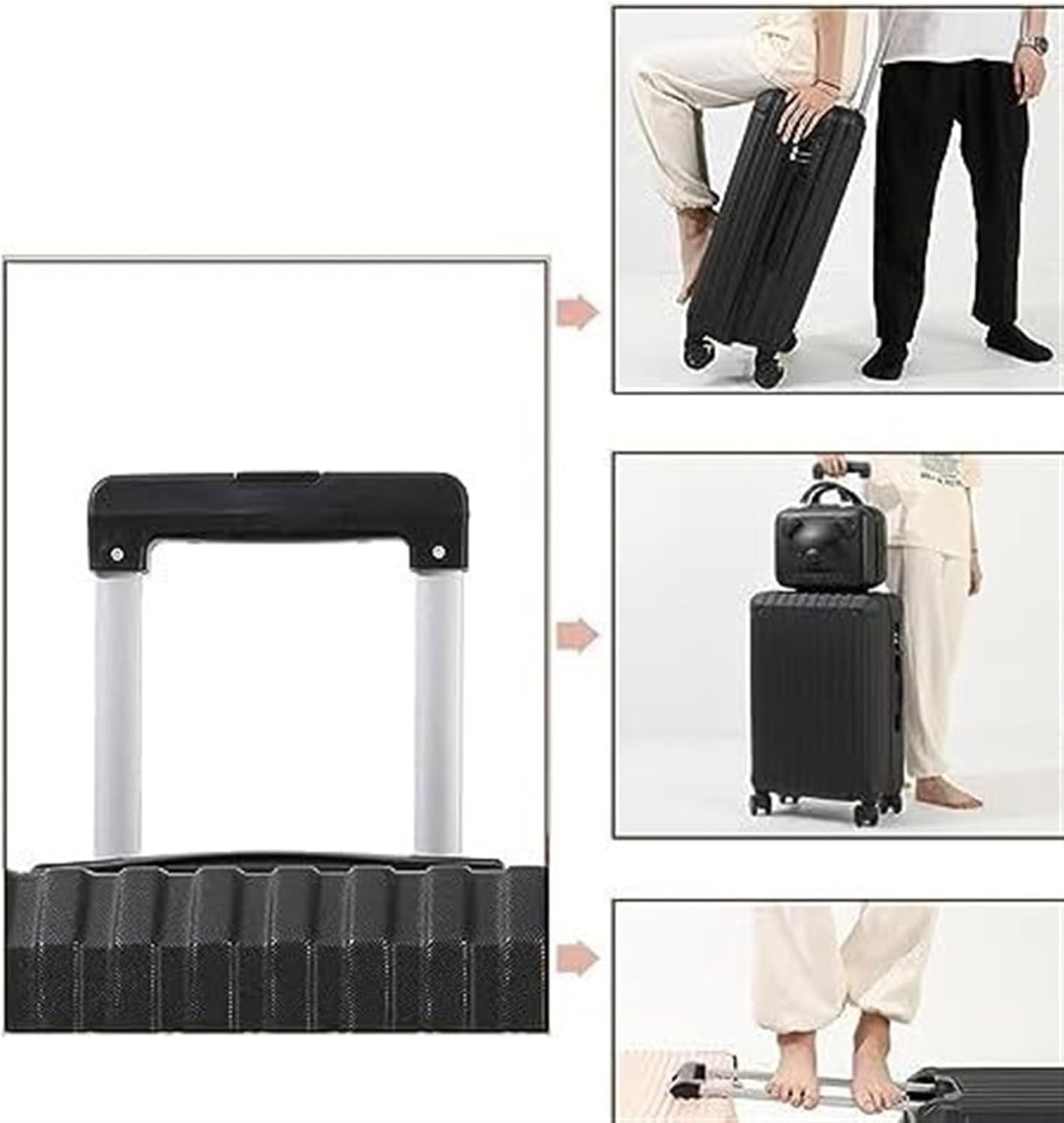 ANIIC Luggage Suitcases with Wheels Suitcase with Spinner Wheels Hardshell Lightweight Rolling for Business Travel Suitcase Suitcase Spinner Luggages (Color : White, Size : 28In) image number 1