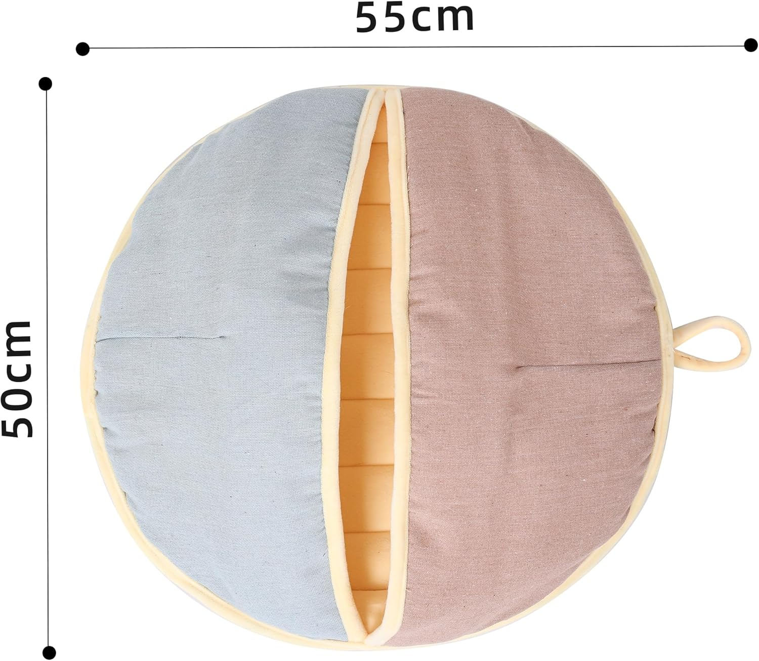 Pet Cat Sleeping Bag, round Cat Beds for Indoor Puppy and Kitten, Cat Cushion, Hidden House, Comfortable Cave Bed for Small Cats Dogs，Machine Washable, Soft Cat Bed All Seasons Fit image number 4