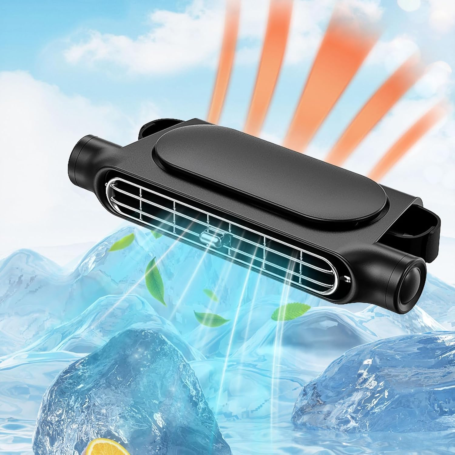 Vehicle Fan, Car Fans That Blow Cold Air, Fan for Backseat of Car, Seat Coolers for Vehicles, Car Fan for Backseat Kids, Car Seat Air Conditioner (Black) image number 6