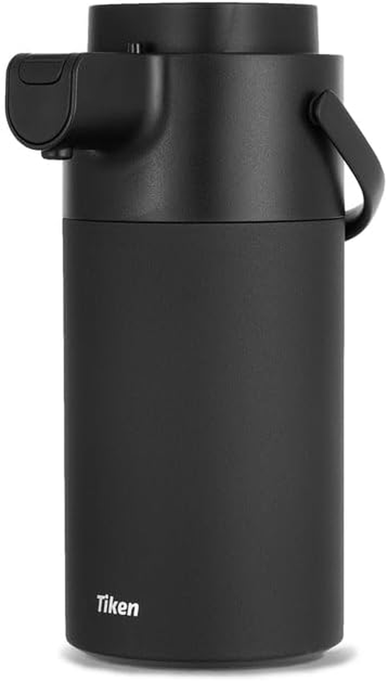 Tiken Airpot Coffee Dispenser with Pump - Coffee Carafes for Keeping Hot - Beverage Dispenser - 135Oz/4L Thermal Coffee Carafe for Hot Liquids - Stainless Steel Insulated Coffee Thermos Carafe image number 3