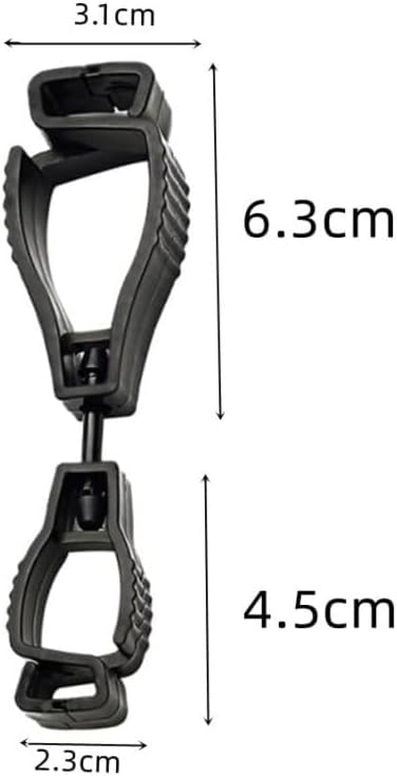 6 PCS Glove Clips, Anti-Loss Waist Buckle Clip, Work Safety Guard Labor Keeper, Grabber for Safety Work