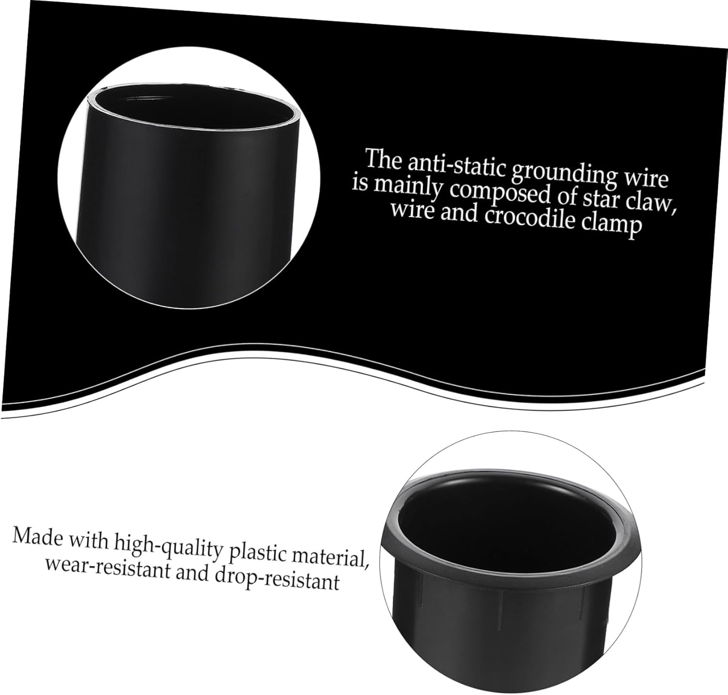 VANZACK 5 PCS Plastic Speaker Port Tubes Bass Reflex Woofer Box Accessories for Loudspeaker Bass Enhancement Easy Installation Stain-Resistant Air Outlet Replacement Parts image number 4