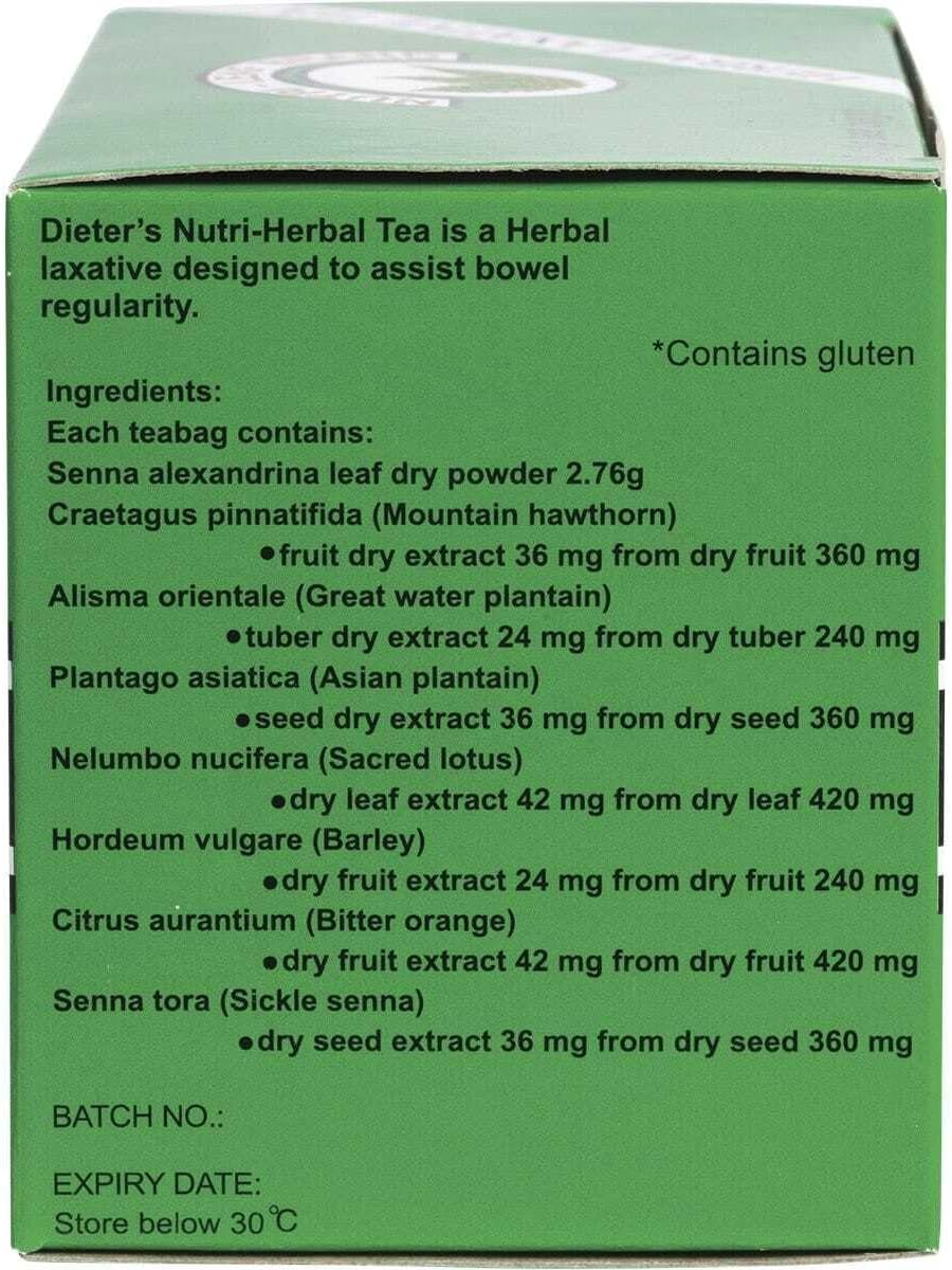 Nutri-Leaf Dieter'S Extra Strength Nutri-Herbal Tea 15 Bags, 15 Count image number 1