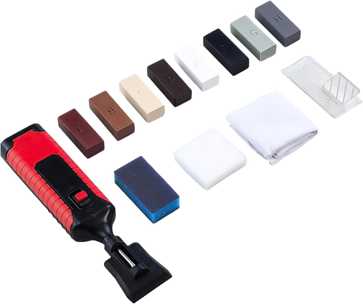 Tile Repair Kit, Ceramic Tile Repairing Tool Set with Electric Heating Pen and Wax Blocks Tub Crack Gaps Repairing Tools for Walls Porcelain Tub Refinishing (Tile Repair Kit) image number 2