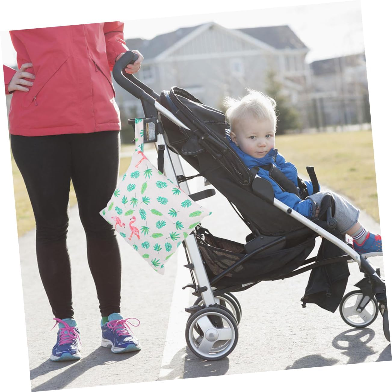 Ifundom 4Pcs Diaper Storage Bag Pouches Organiser Storage Wet Bag Diapers Essentials image number 5