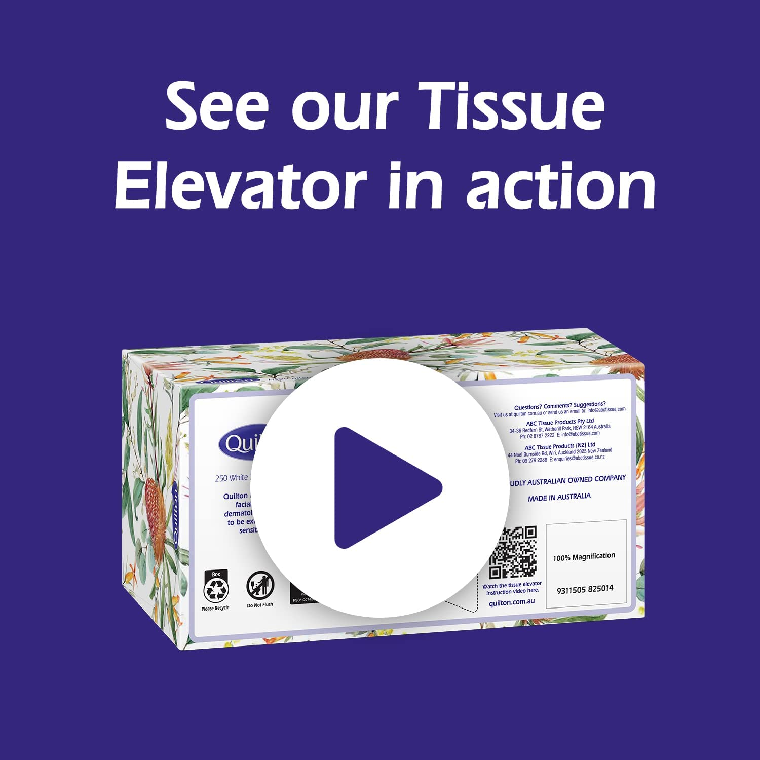 Quilton 4-Ply Hypo-Allergenic Pocket Facial Tissues (7 X 6 Packs) image number 4