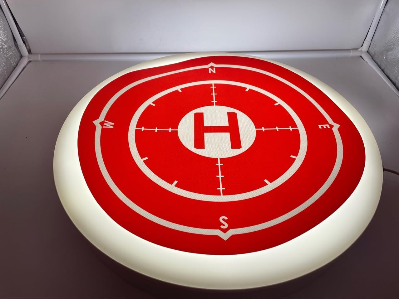 Drone Landing Pad Universal Waterproof Portable Fast-Foldable Helipad Aircraft Launch Pad for RC Drones Helicopter, PVB Drones, for DJI Neo/Mini 4 Pro/Avata 2/Mavic 3 Pro/Air 3S/RC Quadcopters (Orange) image number 1