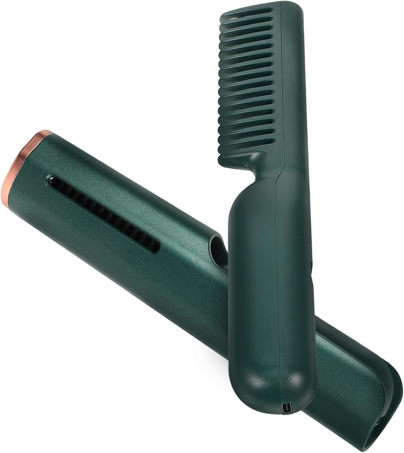 WOONEKY Electric Heating Comb Portable Hair Straightener Cordless Heat Brush Styling Tool